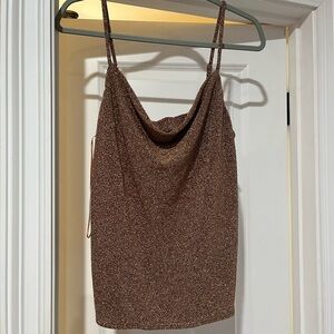 Elegant Brown Women's Top